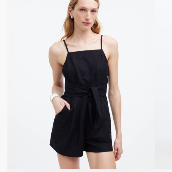 Madewell Pants - Madewell Tie-Waist Romper – Size 8 – Good Condition